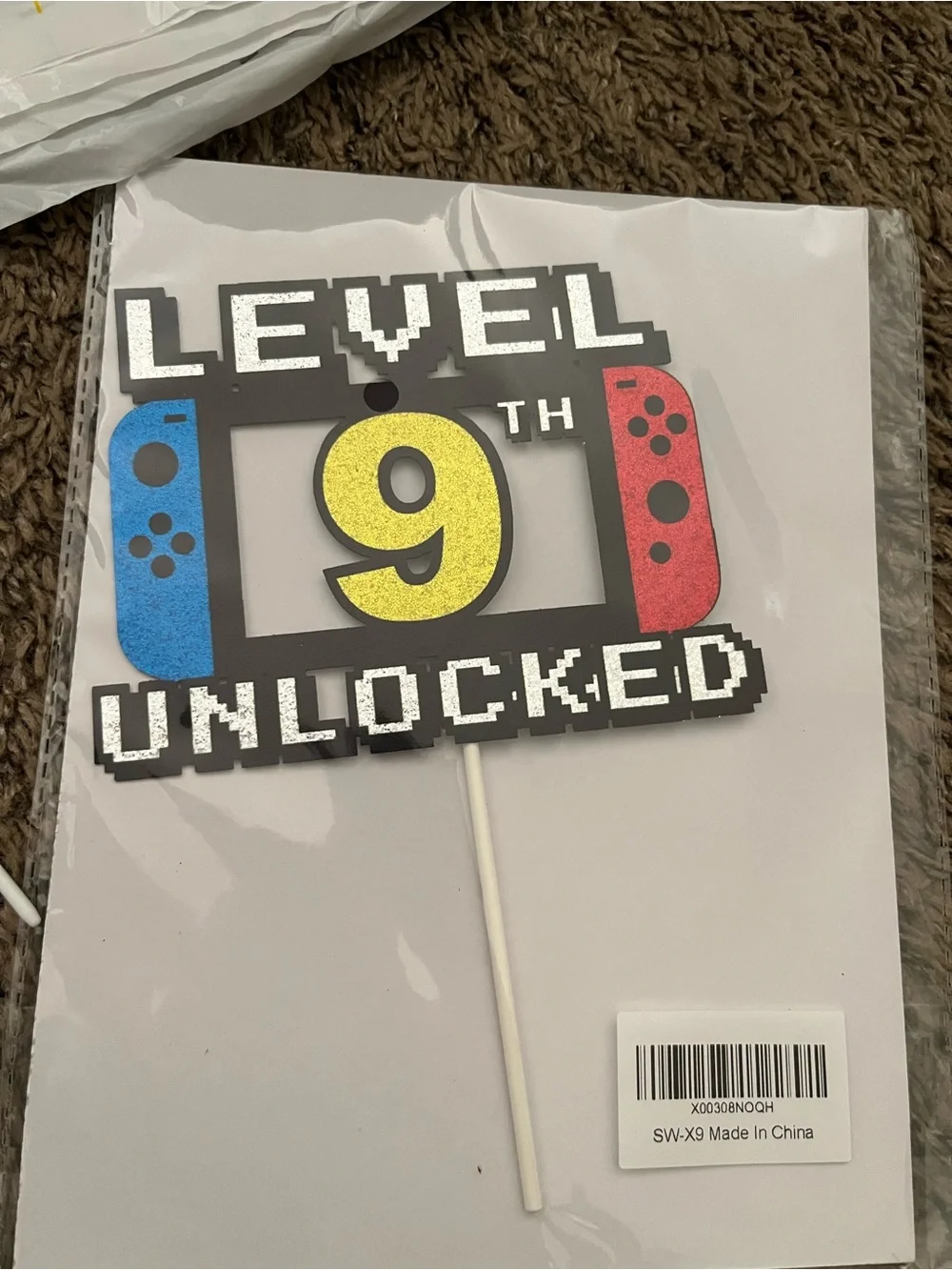 Nintendo Switch 9th Birthday party decor lot